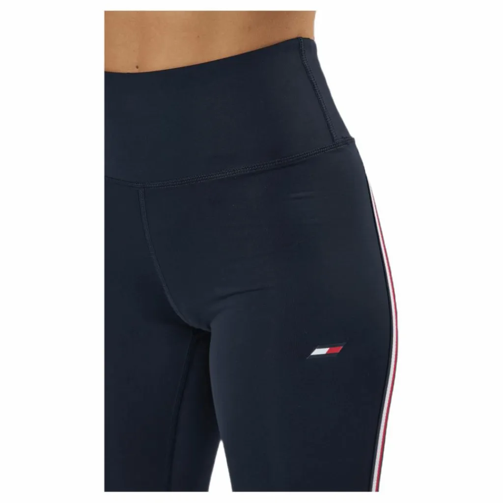 Tommy Hilfiger Sport Hw Tape Legging Blue* Tights|Träning