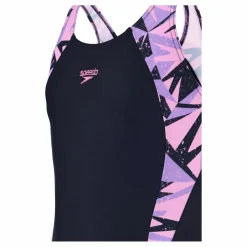 Speedo Hyperboom Splice Muscleback Navy/pink*Barn Simning|Badkläder