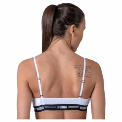 Puma Iconic Casual Bralette White* Träning|Sport-Bh:Ar