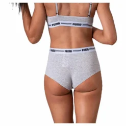 Puma Iconic Mini Short 2-Pack Grey* Underkläder|Träning