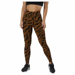 Casall Iconic Printed 7/8 Tights Escape Brown* Tights|Träning