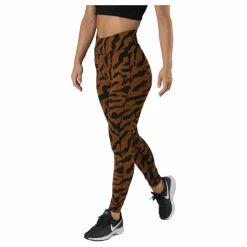 Casall Iconic Printed 7/8 Tights Escape Brown* Tights|Träning