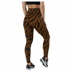 Casall Iconic Printed 7/8 Tights Escape Brown* Tights|Träning