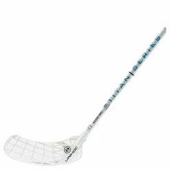Unihoc Iconic Titan Straight Edge 96 cm Flex 29 White/Blue* Inomhussporter
