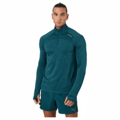 2XU Ignition 1/4 Zip Deep Jade/silver Reflective* Löpning|Träning