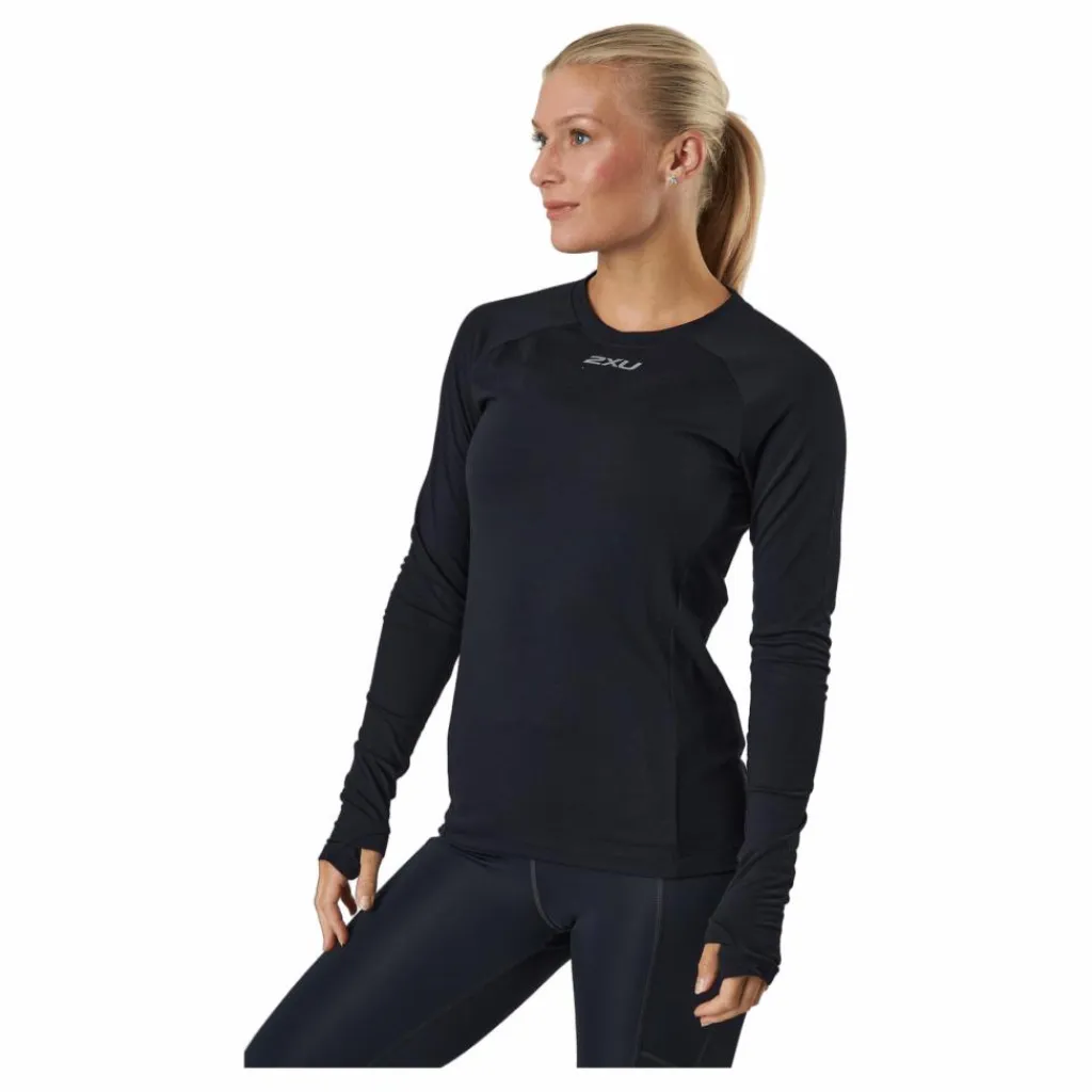 2XU Ignition Base Layer L/s Black/silver Reflective* Tröjor|Träning