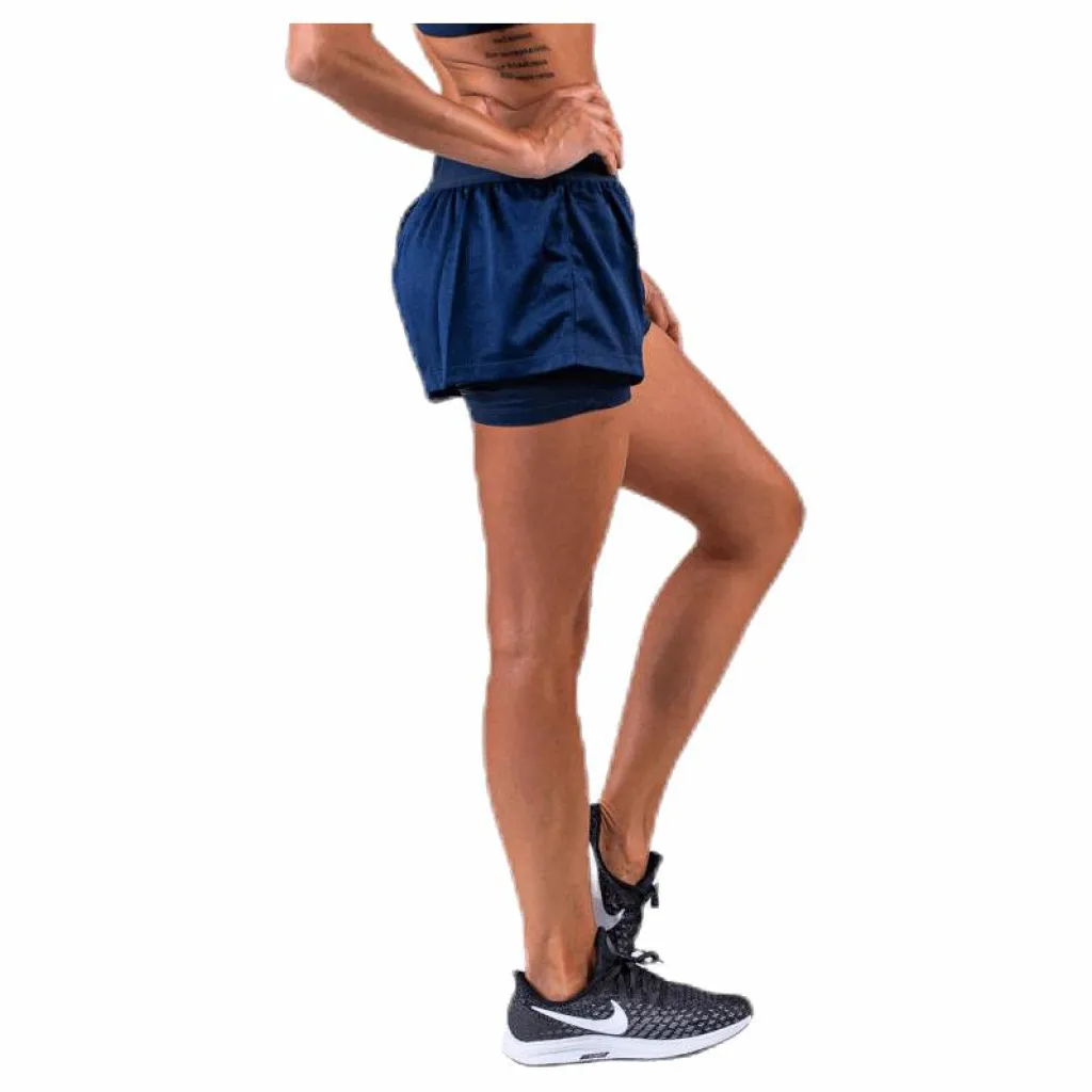 Tommy Hilfiger Sport 2-In-1 Woven Short 3" Blue* Shorts|Träning