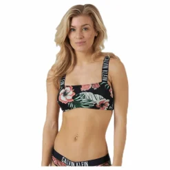 Calvin Klein Intense Power Bandeau-Print Patterned* Simning|Badkläder