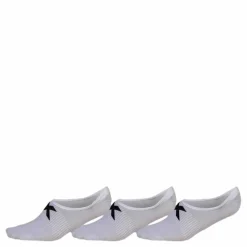 2XU Invisible Sock 3 Pack White/Black* Strumpor|Strumpor