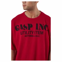 GASP Iron Thermal Tee Chili Red* T-Shirts|Träning