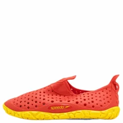 Speedo Jelly Junior Yellow/Red*Barn Simning|Sandaler Och Tofflor