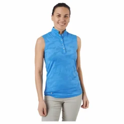 Daily Sports Jess Ss Polo Shirt Pacific* Golf|T-Shirts