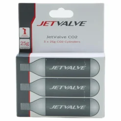 Weldtite Jetvalve CO2 Cylinders 3p Black* Cykling|Träningsutrustning