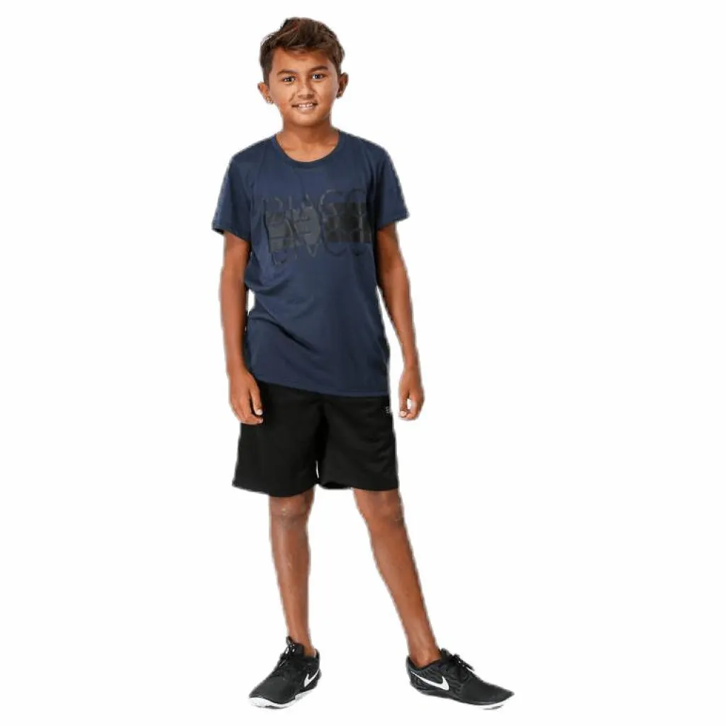 BLACC Jr Logan Blue*Barn T-Shirts|Träning