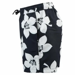 Björn Borg Jr Loose Kenny Swimshorts White/Black*Barn Simning|Badkläder