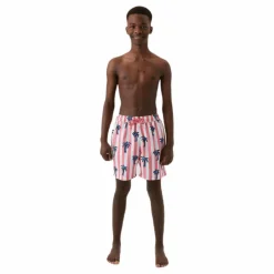 Björn Borg Jr Loose Kenny Swimshorts Pink/Blue*Barn Simning|Badkläder