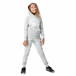 BLACC Junior Rachel Hoodie White/Grey*Barn Tröjor|Träning