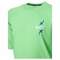 Nike Swim Junior Short Sleeve Hydroguard Shark Green*Barn Simning|Badkläder