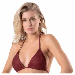 Waikani Beachwear Kalani Crochet Triangle Red* Simning|Badkläder