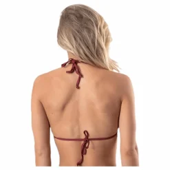 Waikani Beachwear Kalani Crochet Triangle Red* Simning|Badkläder