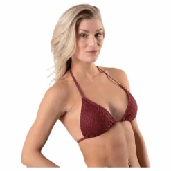 Waikani Beachwear Kalani Crochet Triangle Red* Simning|Badkläder