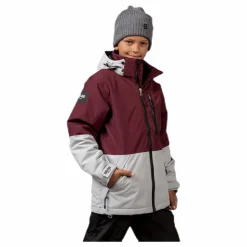 8848 Altitude Kaman Junior Jacket Grey/Red*Barn Alpint|Jackor