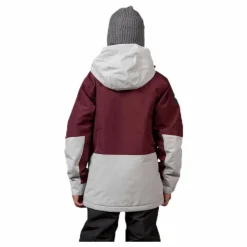 8848 Altitude Kaman Junior Jacket Grey/Red*Barn Alpint|Jackor