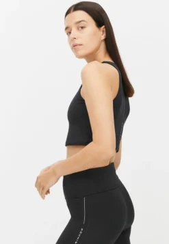 Röhnisch Kay Premium Cropped Top Black* Linnen|Träning