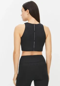 Röhnisch Kay Premium Cropped Top Black* Linnen|Träning