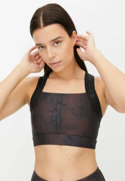 Röhnisch Kay Printed Sportsbra Brown Snake* Sport-Bh:Ar|Träning