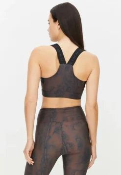 Röhnisch Kay Printed Sportsbra Brown Snake* Sport-Bh:Ar|Träning