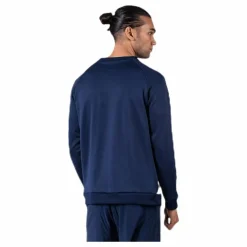Tommy Hilfiger Sport Knit Crew Sweat Logo Tape Blue* Tröjor|Träning