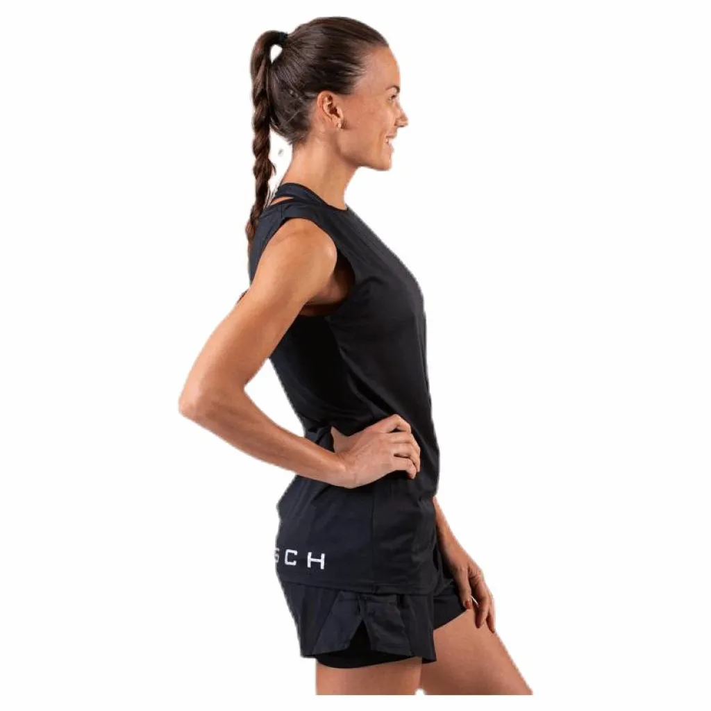 Röhnisch Knot Singlet Black* Linnen|Träning