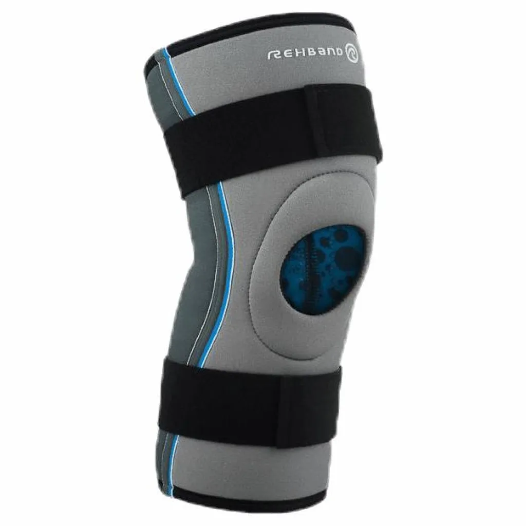 Rehband Knäskydd x-stabil med patellastöd Core Line Blue/Grey* Hjälmar Och Skydd|Träning