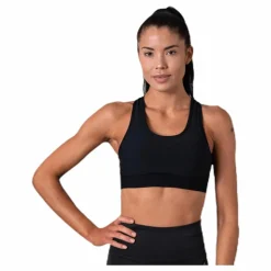 BLACC Koray Rib Bra Black* Löpning|Träning