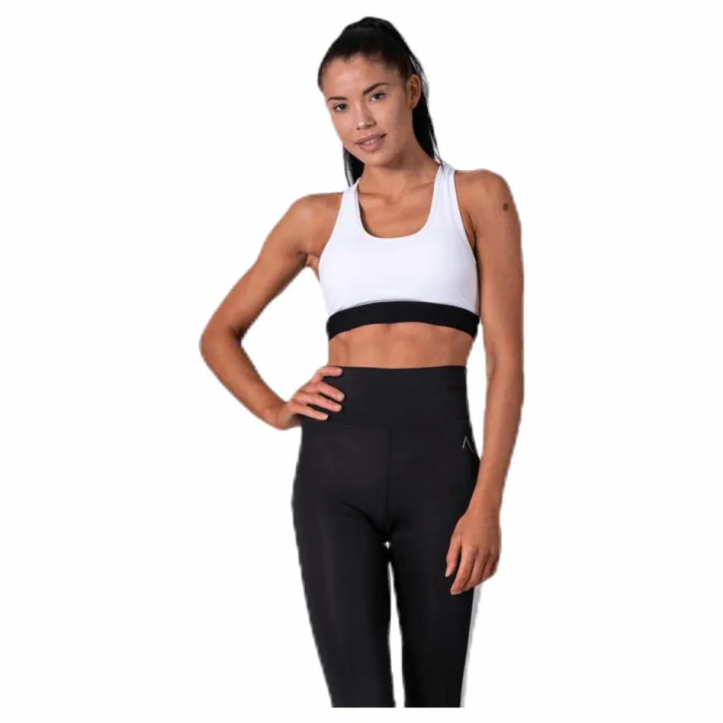 BLACC Koray Rib Bra White* Löpning|Träning