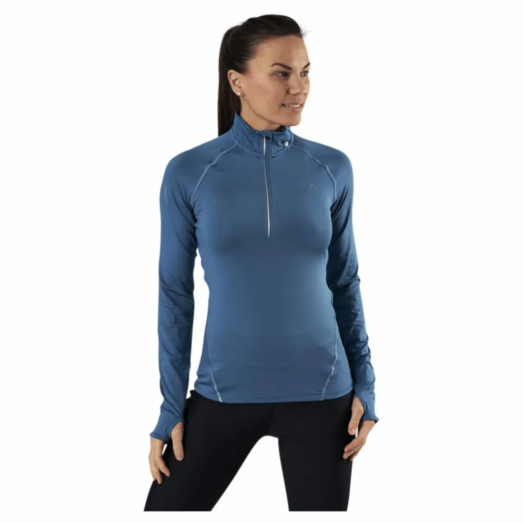 BLACC Lara LS Sweater Blue* Löpning|Tröjor