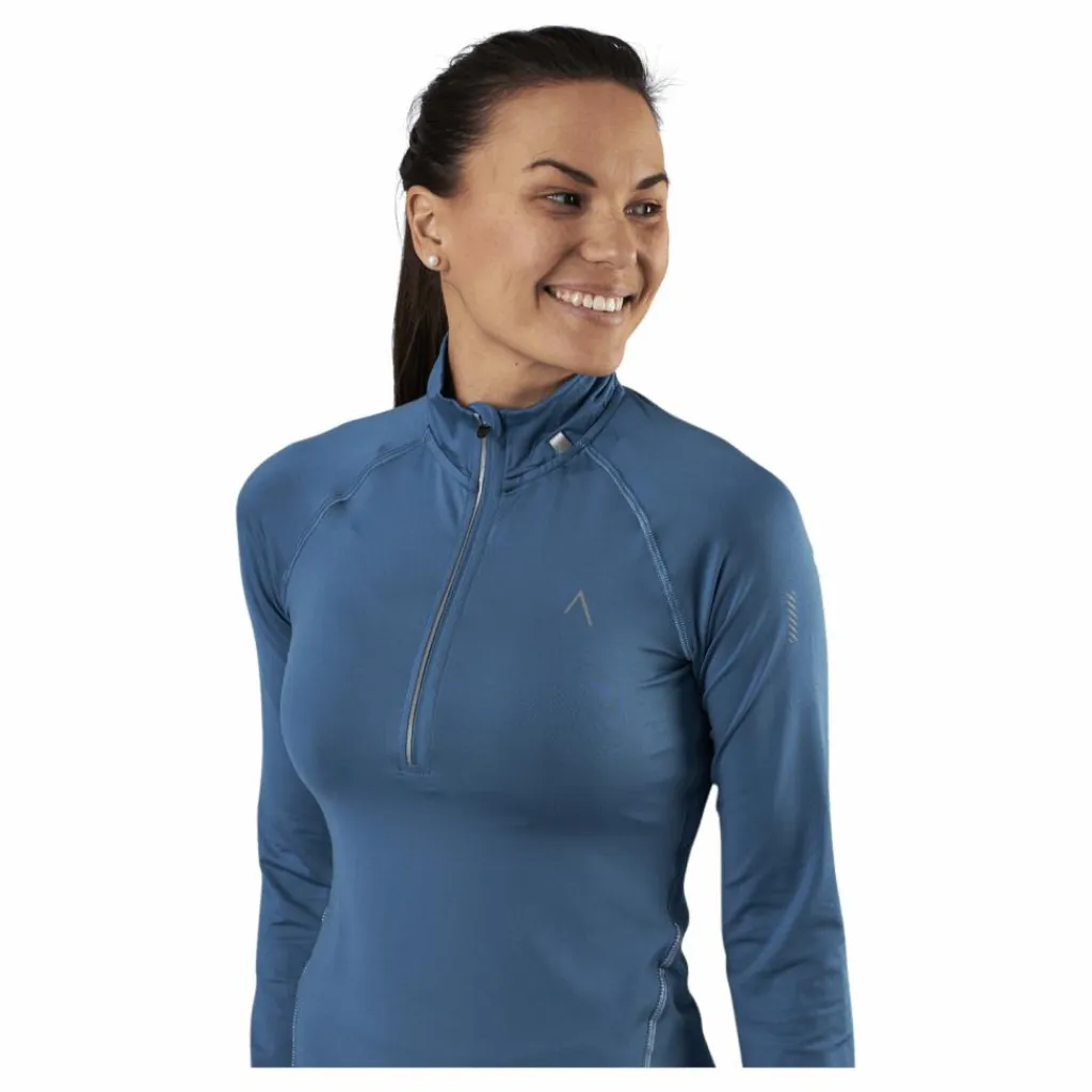 BLACC Lara LS Sweater Blue* Löpning|Tröjor