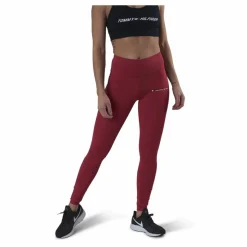 Tommy Hilfiger Sport Legging Full Length With Tape Pink* Tights|Träning
