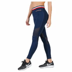Tommy Hilfiger Sport Legging With Mesh Full Length Blue* Tights|Träning