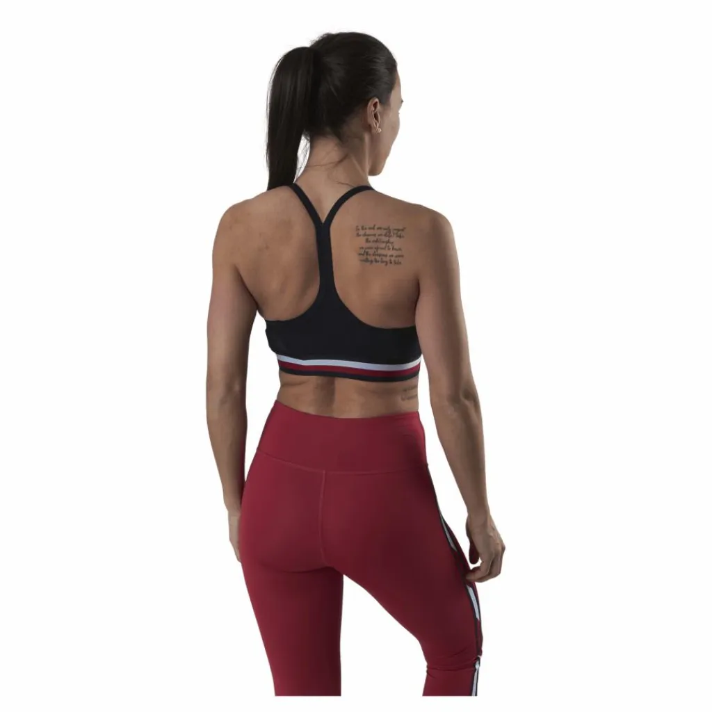 Tommy Hilfiger Sport Light Intensity Gb Stp Racer Bra Blue* Sport-Bh:Ar|Träning