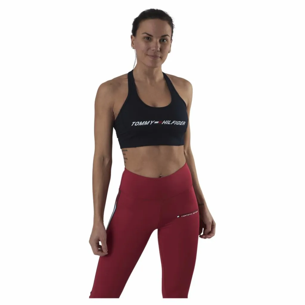 Tommy Hilfiger Sport Light Intensity Graphic Bra Blue* Sport-Bh:Ar|Träning