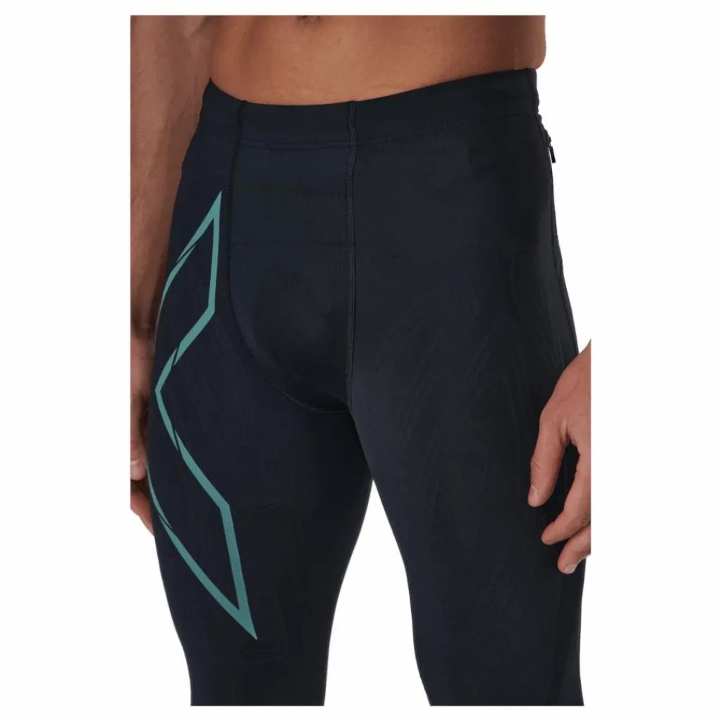 2XU Light Speed Compression Tight Black/silver Sage Reflective* Tights|Löpning