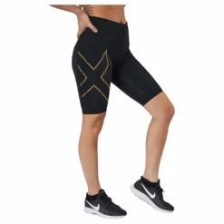 2XU Light Speed Mid-Rise Compression Black/Gold* Löpning|Tights