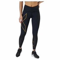 2XU Light Speed Mid-Rise Compression Black/Gold* Löpning|Träning