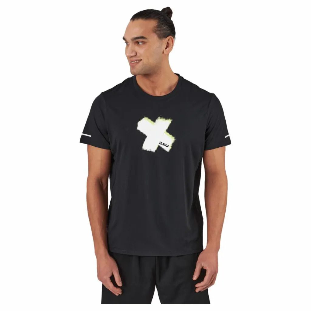 2XU Light Speed Tee Black White X/white Reflective* T-Shirts|Träning