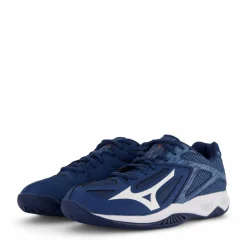 Mizuno Lightning Star Z6 Jr. Dark Denim/white/copen Blue*Barn Inomhussporter|Fotbollsskor