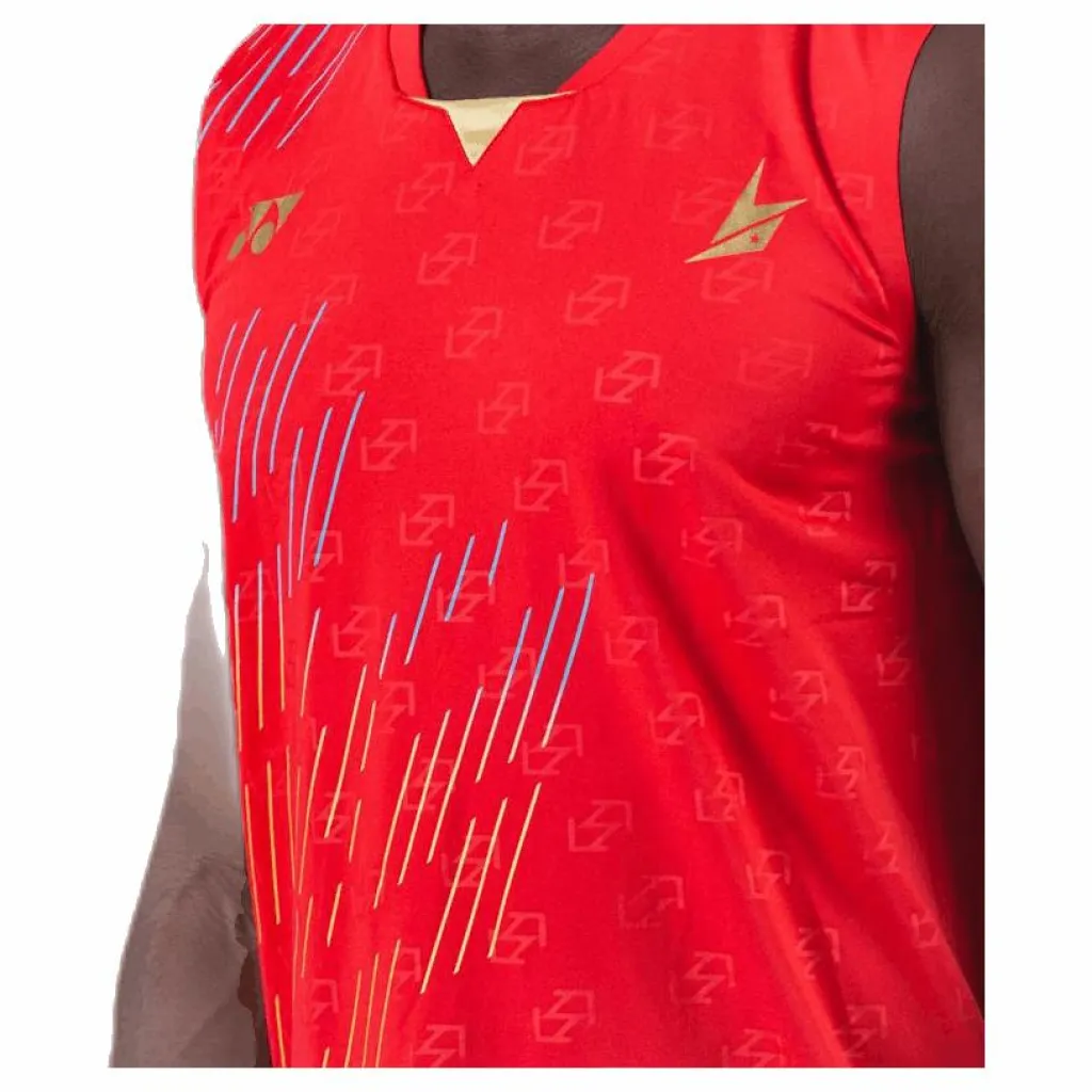 Yonex Lin Dan Match Shirt Red* Racketsporter
