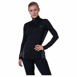 Calvin Klein Long Sleeve 1/2 Zip Top Black* Tröjor|Träning