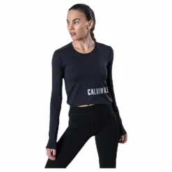 Calvin Klein Long Sleeve T-Shirt Black* Tröjor|Träning